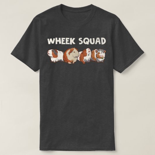 Guinea Pig Wheek Squad Niedlich Funny Guinea Pig T-Shirt (Design vorne)