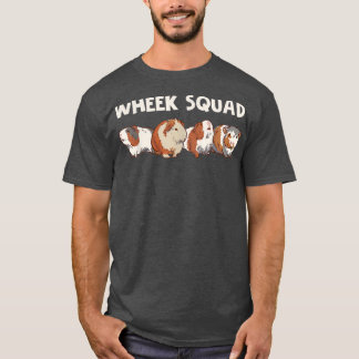Guinea Pig Wheek Squad Niedlich Funny Guinea Pig T-Shirt