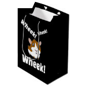 Guinea pig Wheek! Wheek! Mittlere Geschenktüte (Vorderseite Schrägansicht)