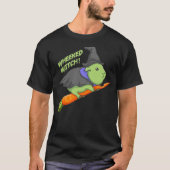 Guinea Pig Wheeked Witch Halloween T-Shirt (Vorderseite)