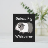 Guinea Pig Whisperer Dankeskarte (Stehend Vorderseite)