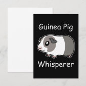 Guinea Pig Whisperer Dankeskarte (Vorne/Hinten)