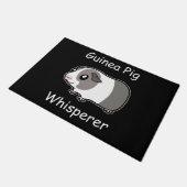 Guinea Pig Whisperer Fußmatte (Schrägansicht)