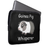 Guinea Pig Whisperer Laptopschutzhülle (Vorne Rechts)