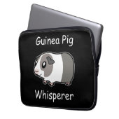 Guinea Pig Whisperer Laptopschutzhülle (Vorderseite Links)