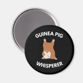 Guinea Pig Whisperer Magnet (Vorderseite/Rückseite)