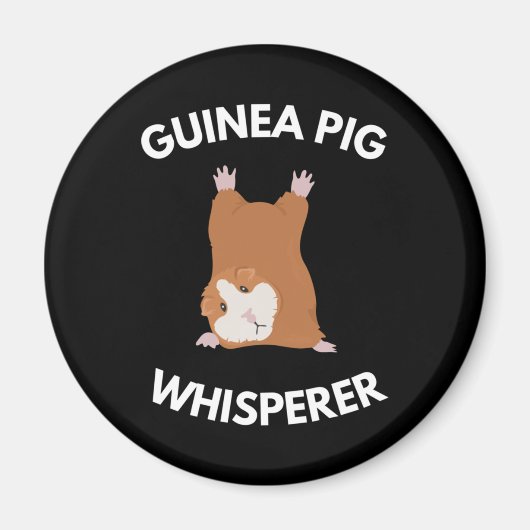 Guinea Pig Whisperer Magnet (Vorne)