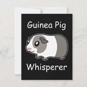 Guinea Pig Whisperer Mitteilungskarte