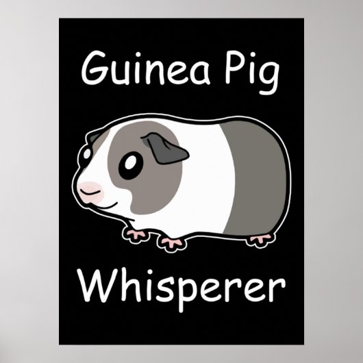 Guinea Pig Whisperer Poster (Vorne)
