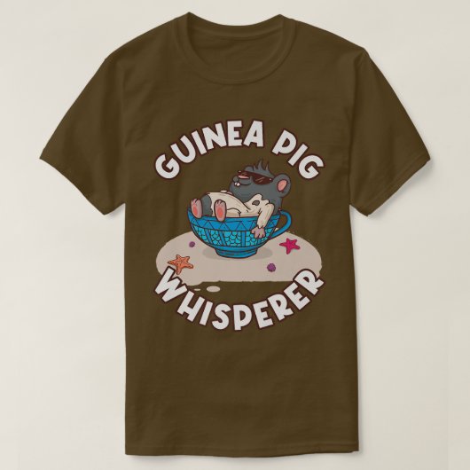 Guinea Pig Whisperer Premium 2482 T-Shirt (Design vorne)