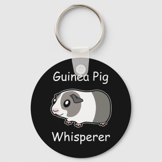 Guinea Pig Whisperer Schlüsselanhänger (Vorderseite)