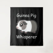 Guinea Pig Whisperer Wandteppich (Vorderseite)