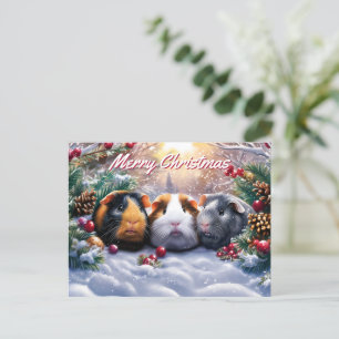 Guinea Pig Winter Wonderland Weihnachten