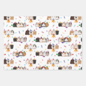 Guinea Pig Wrapping Paper Geschenkpapier Set (Vorderseite)