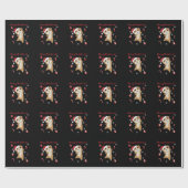 Guinea Pigs Christmas Winter Animals Geschenkpapier (Flach)