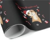 Guinea Pigs Christmas Winter Animals Geschenkpapier (Rolleneckpunkt)