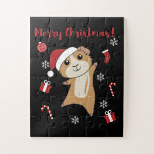 Guinea Pigs Christmas Winter Animals Puzzle