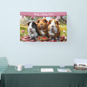 Guinea Pigs Picnic Banner (Messe)
