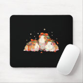 Guinea Pigs Tangled Up In Christmas Lights Guinea Mousepad (Mit Mouse)