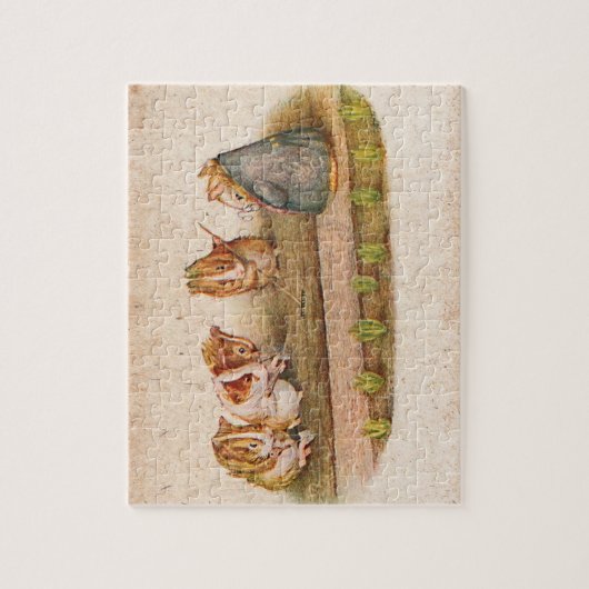 Guinea Pigs Tending the Garden Puzzle (Vertikal)