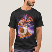 Guinea Pigs With Laser Eyes I Laser Rodent Space P T-Shirt (Vorderseite)