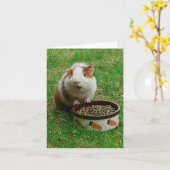 Guinea Ping Card Karte (Gelbe Blume)