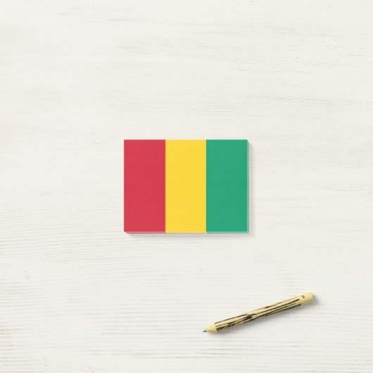 Guinea Post-it Klebezettel (Auf Schreibtisch)
