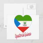 Guinea Postkarte (Vorne/Hinten)