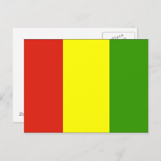 Guinea Postkarte (Vorne/Hinten)