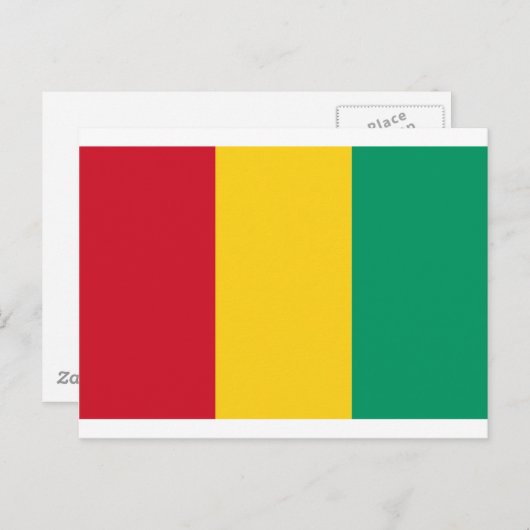 Guinea Postkarte (Vorne/Hinten)