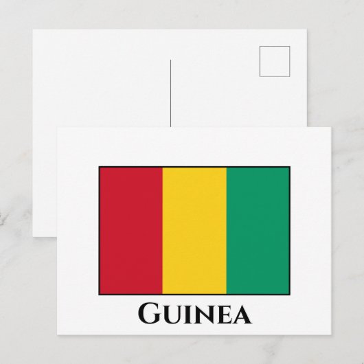 Guinea Postkarte (Vorne/Hinten)