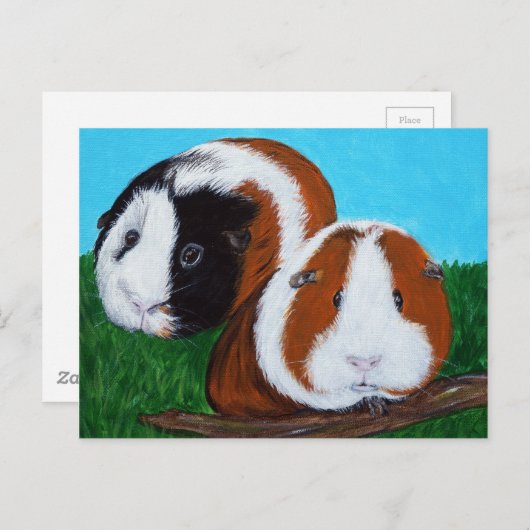 Guinea Postkarte (Vorne/Hinten)