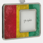 Guinea Rahmen-Ornament Silber (Rechts)
