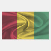 Guinea Rechteckiger Aufkleber (Vorderseite)