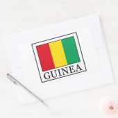 Guinea Rechteckiger Aufkleber (Umschlag)