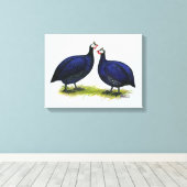 Guinea Royal Lila Pair Leinwanddruck (Insitu (Holzboden))