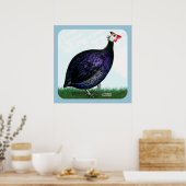 Guinea Royal Lila und Sky Poster (Küche)