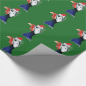 Guinea Santa Claus Geschenkpapier (Ecke)