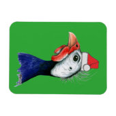 Guinea Santa Claus Magnet (Horizontal)