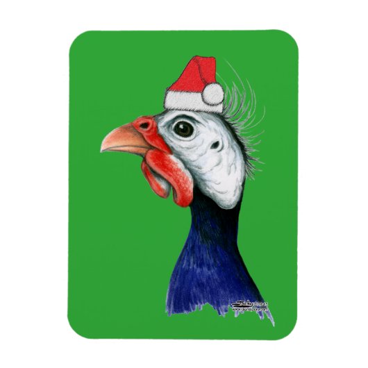 Guinea Santa Claus Magnet (Vertikal)