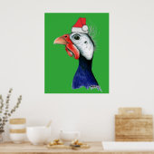 Guinea Santa Claus Poster (Küche)