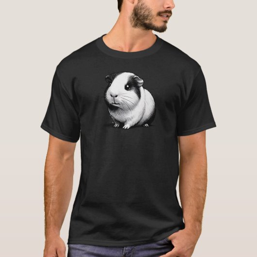 Guinea Schwarz/Weiß T-Shirt (Vorderseite)