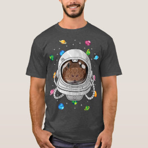 Guinea Schwein Astronaut Tier tief im Weltraum kos T-Shirt