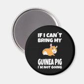 Guinea Schwein bei Überhöhung Magnet (Vorderseite/Rückseite)
