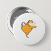 Guinea Schwein bei Yoga Button (Vorne & Hinten)