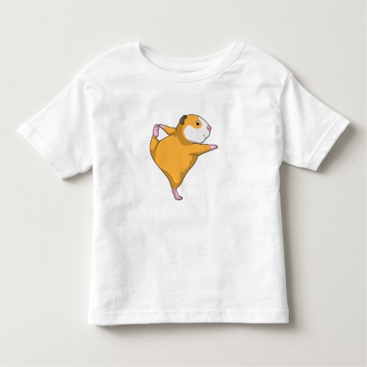 Guinea Schwein bei Yoga Kleinkind T-shirt (Vorderseite)