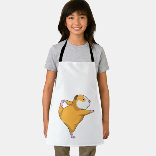 Guinea Schwein bei Yoga Schürze (Insitu)