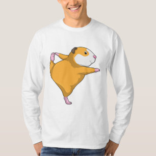 Guinea Schwein bei Yoga T-Shirt