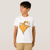 Guinea Schwein bei Yoga T-Shirt (Vorne ganz)