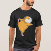 Guinea Schwein bei Yoga T-Shirt (Vorderseite)